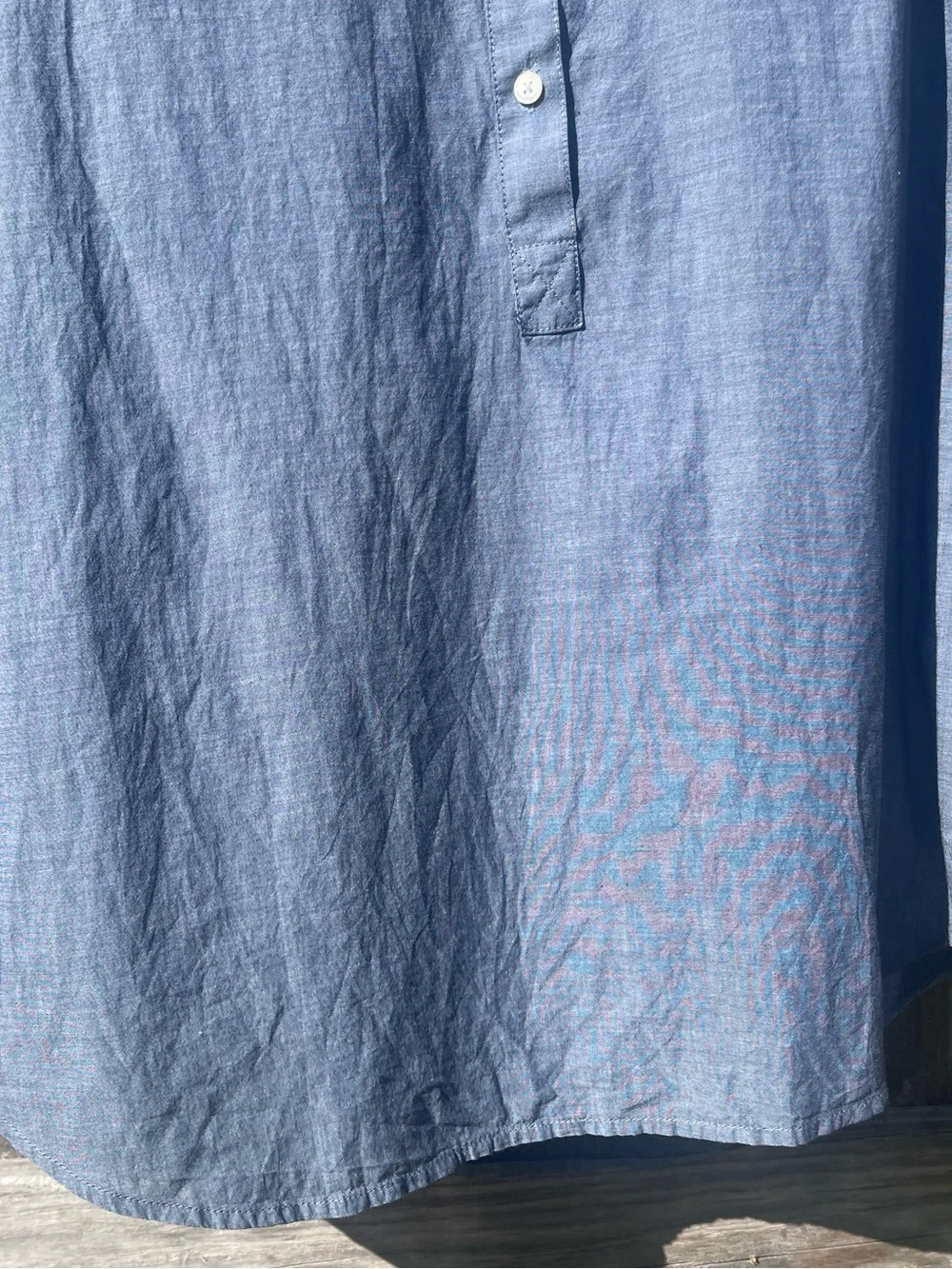 J. Crew Light Chambray Blue Tunic Mini Dress